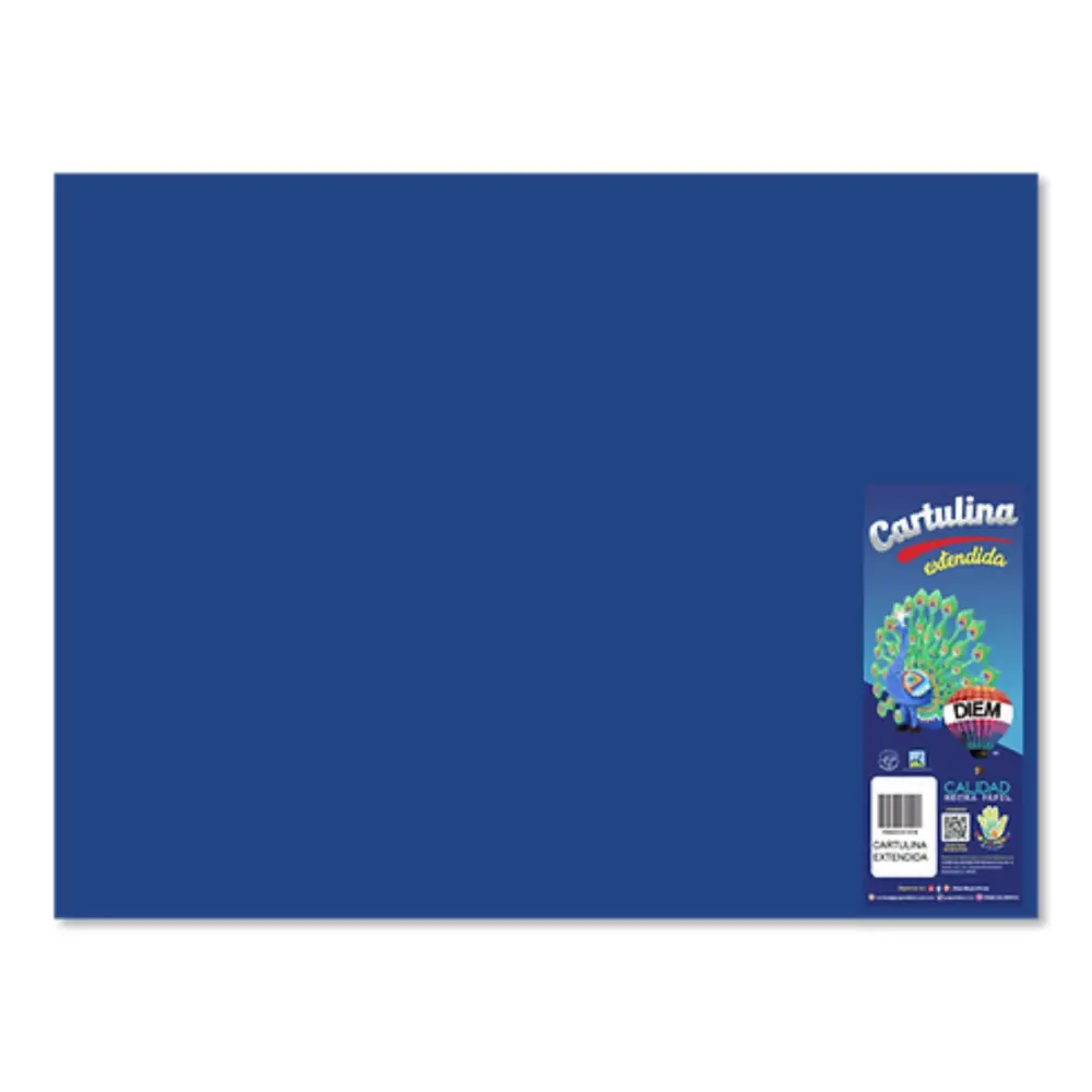 CARTULINA DIEM BRIGHTS 50X66 PTE. C/10 23 SUPER COBALTO