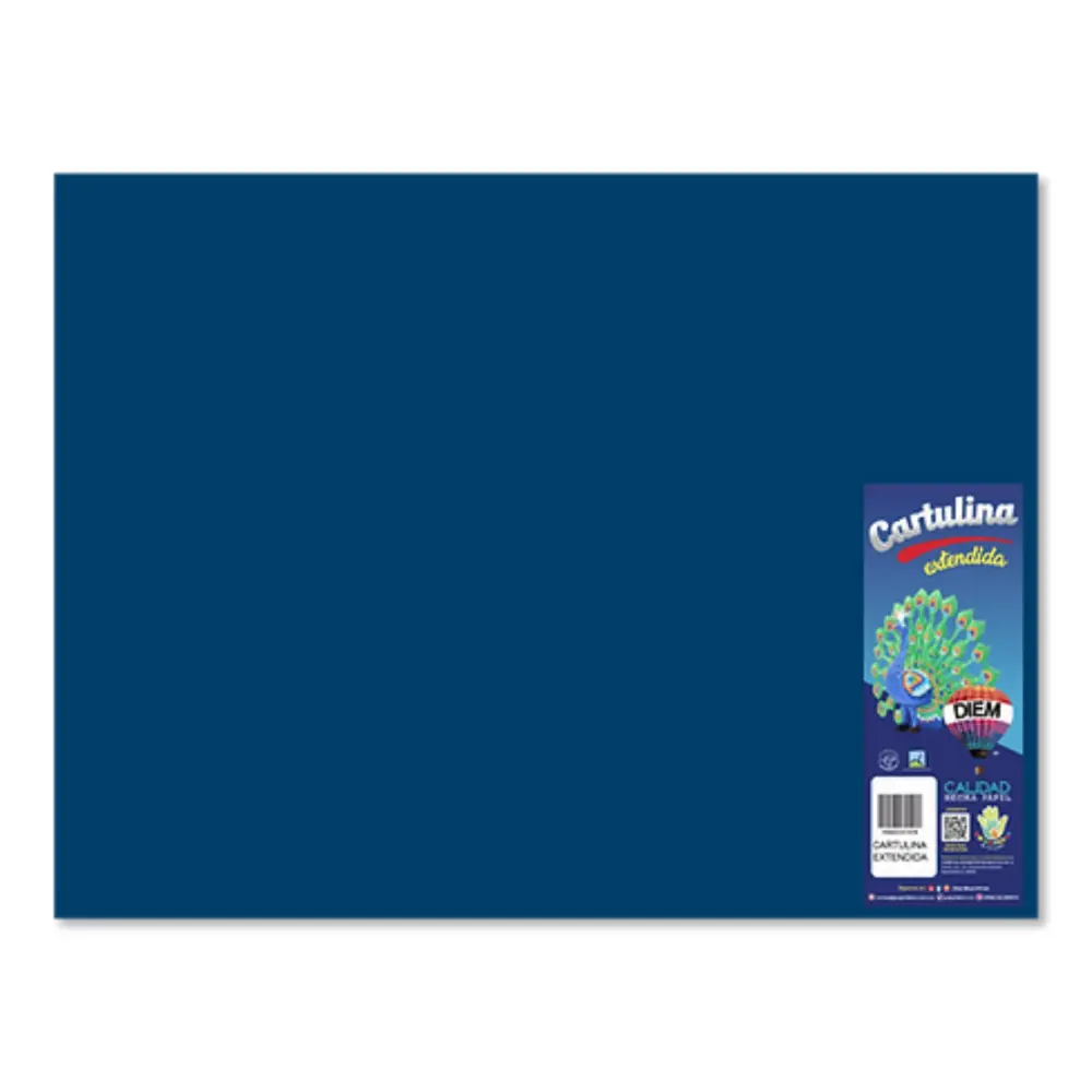CARTULINA DIEM BRIGHTS 50X66 PTE. C/10 24 AZUL MARINO
