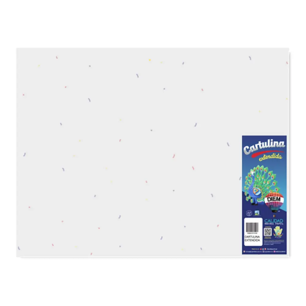 CARTULINA DIEM BRIGHTS 50X66 PTE. C/10 31 BLANCO GALACTICO