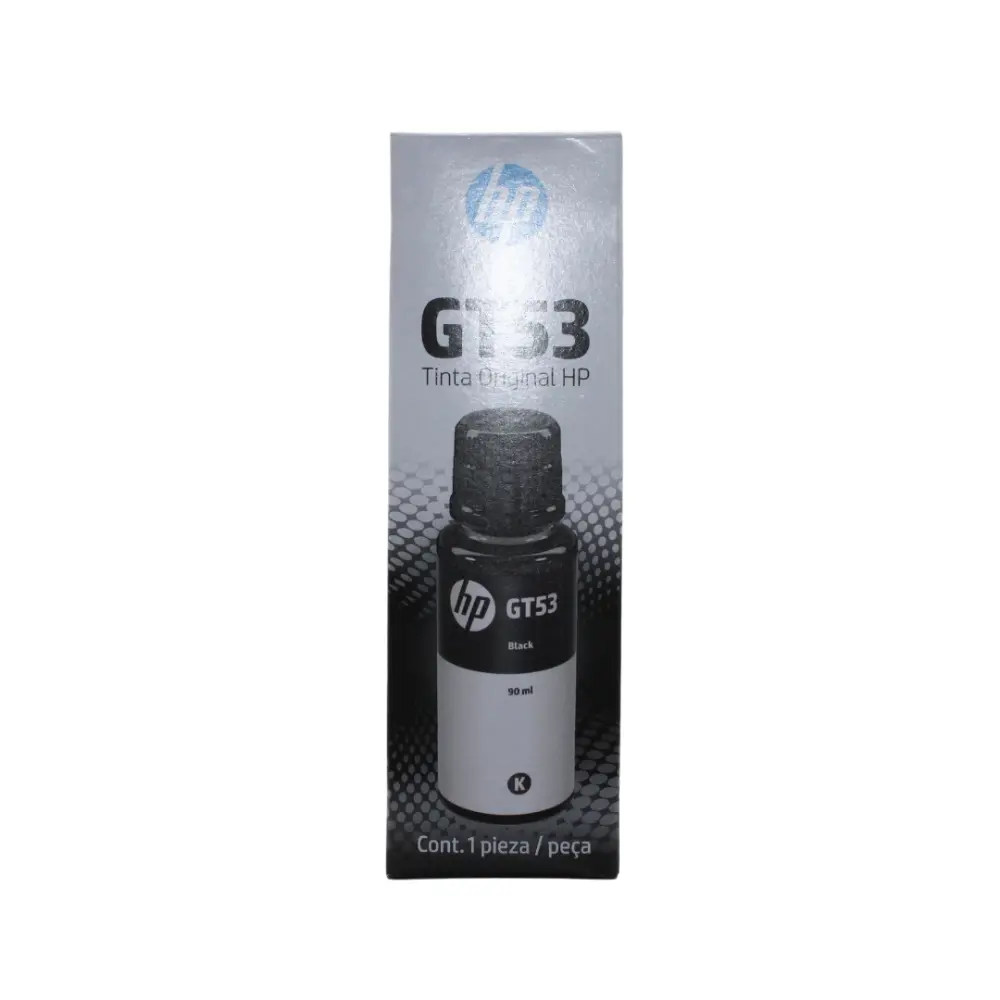 TINTA HP GT53 EN BOTELLA 90 ML. COLOR NEGRO
