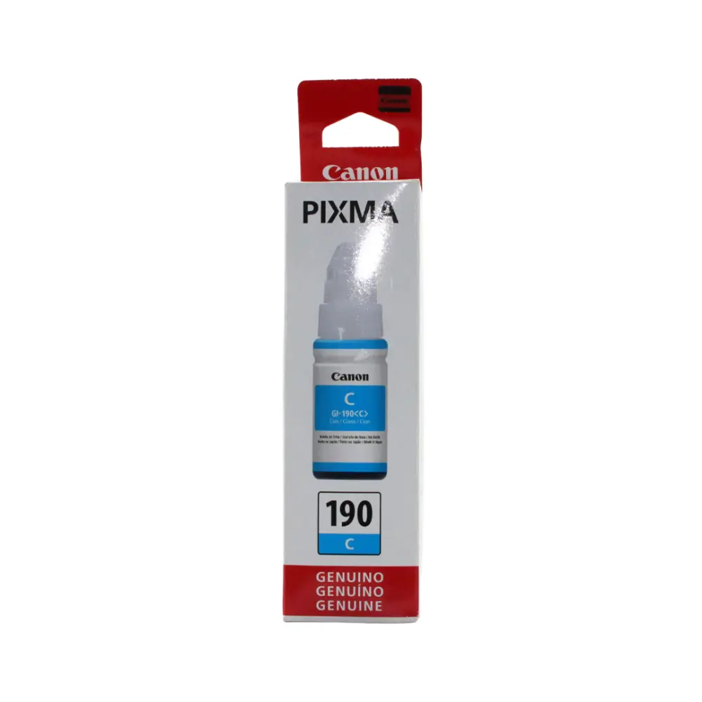 BOTELLA DE TINTA CANON CYAN-AZUL MOD.GI-190