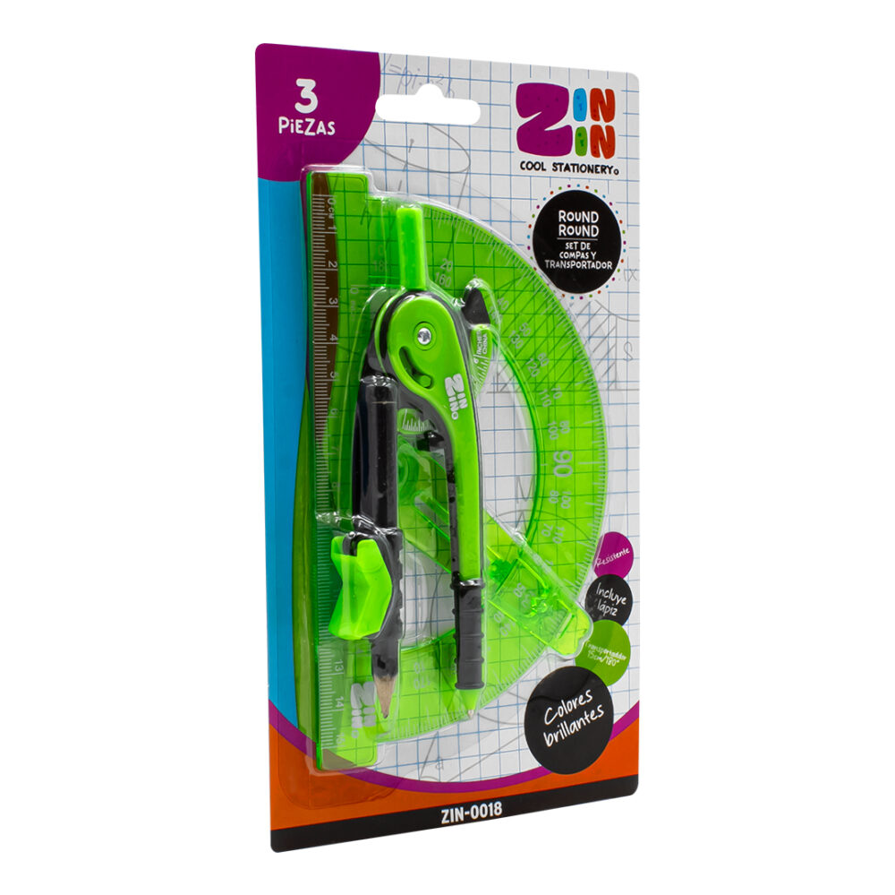 COMPAS CON TRANSPORTADOR ZIN-0018 - Imagen 2