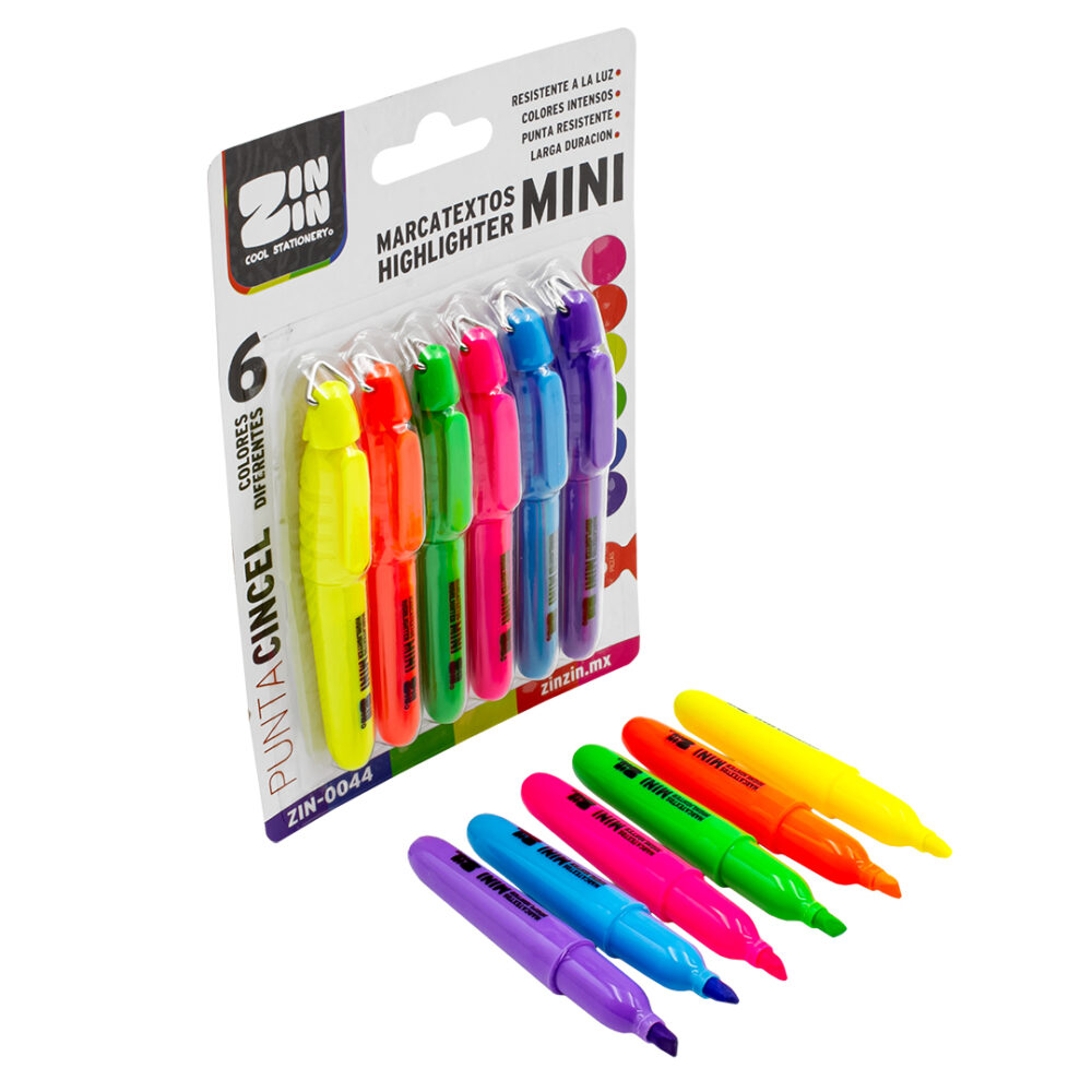 MARCATEXTO MINI PAQ C/6 PIEZAS ZIN-0044 - Image 2
