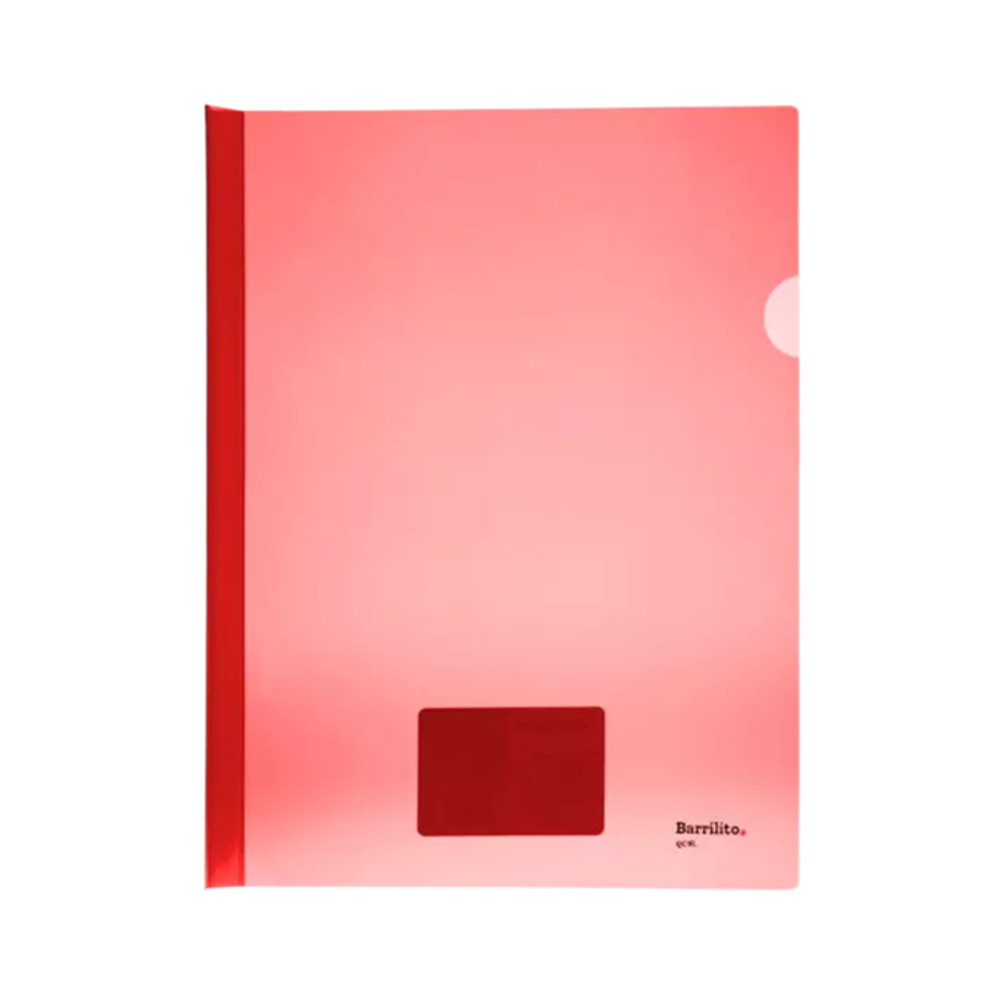 FOLDER BARRILITO C/COSTILLA QC1R ROJO PTE. C/12