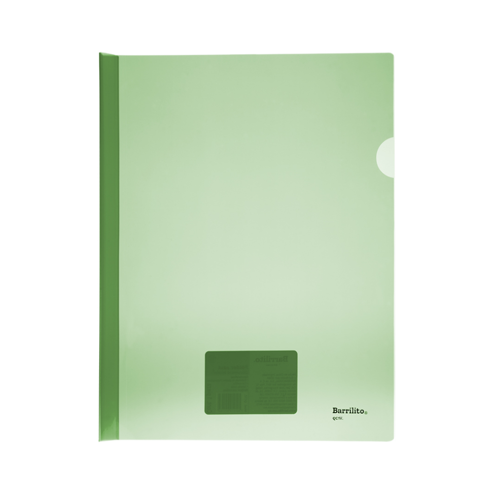 FOLDER BARRILITO C/COSTILLA QC1V VERDE PTE. C/12