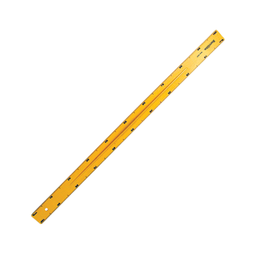 REGLA  P/PIZARRON PLAST.BARRILITO 1 MT MOD S001