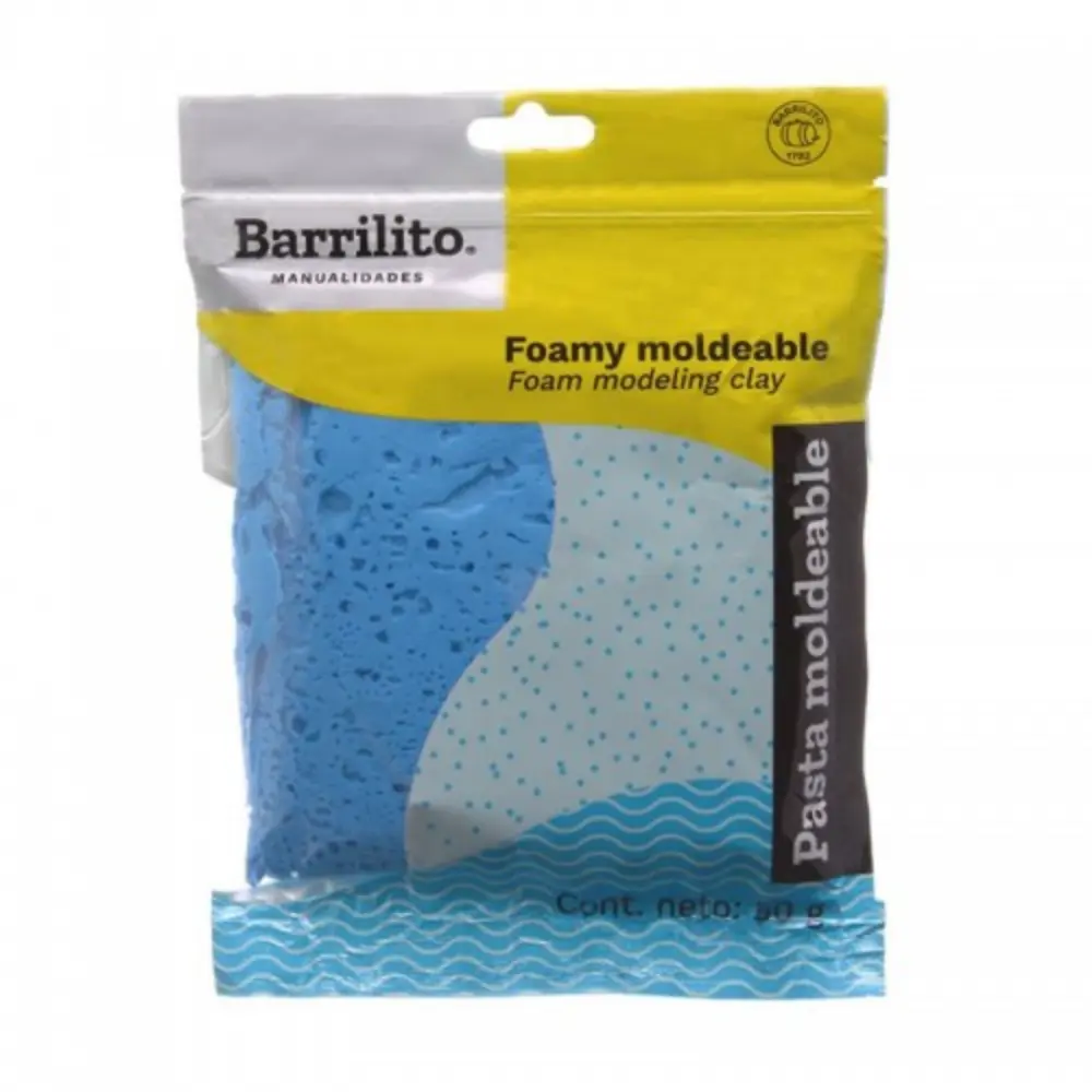 FOAMY MOLDEABLE BARRILITO AZUL REY