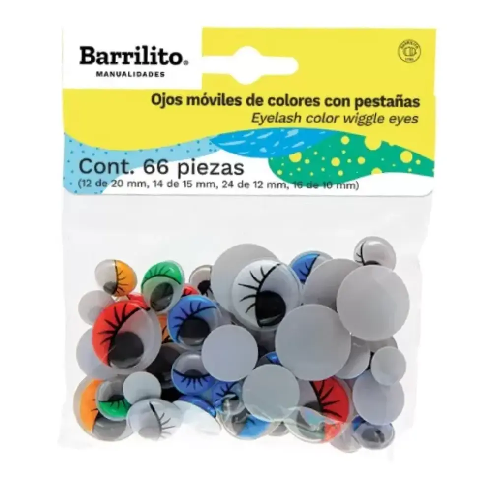 OJITOS MOVILES BARRILITO  C/PESTAÑAS C/66