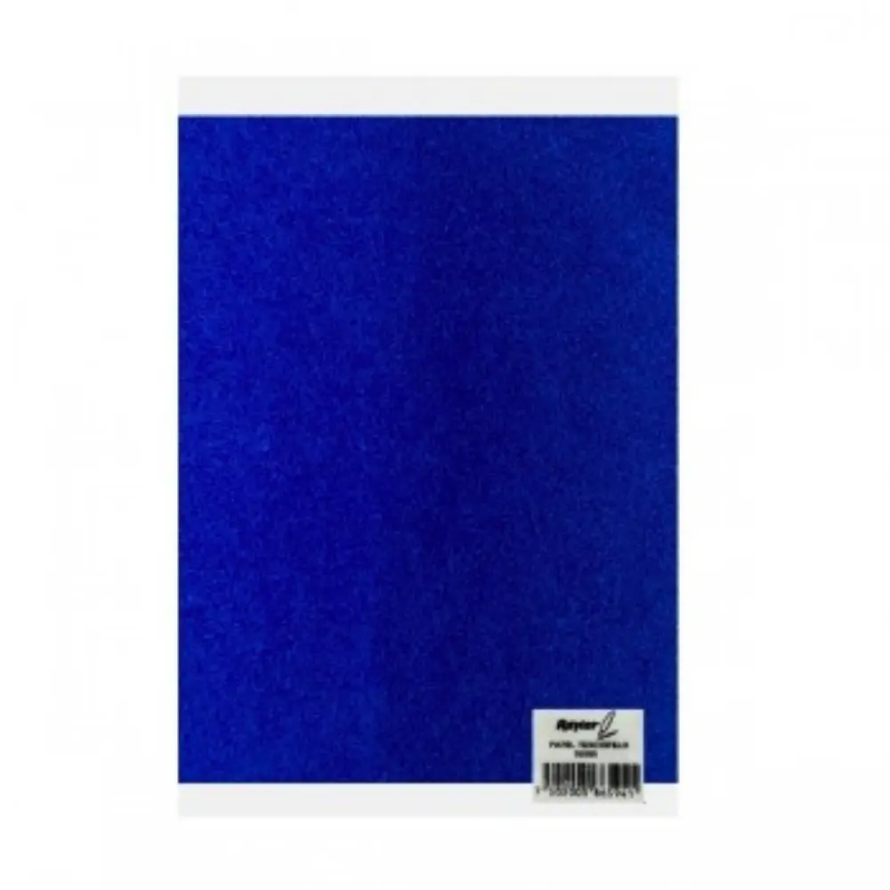 PAPEL TERCIOPELO 45X60 AZUL MARINO PTE. C/10 PZ