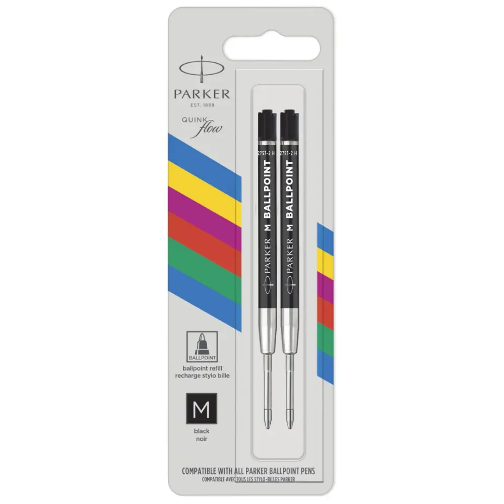 REPUESTO PARKER P/MEDIANO NEGRO BLISTER C/2 PZAS. 2166543