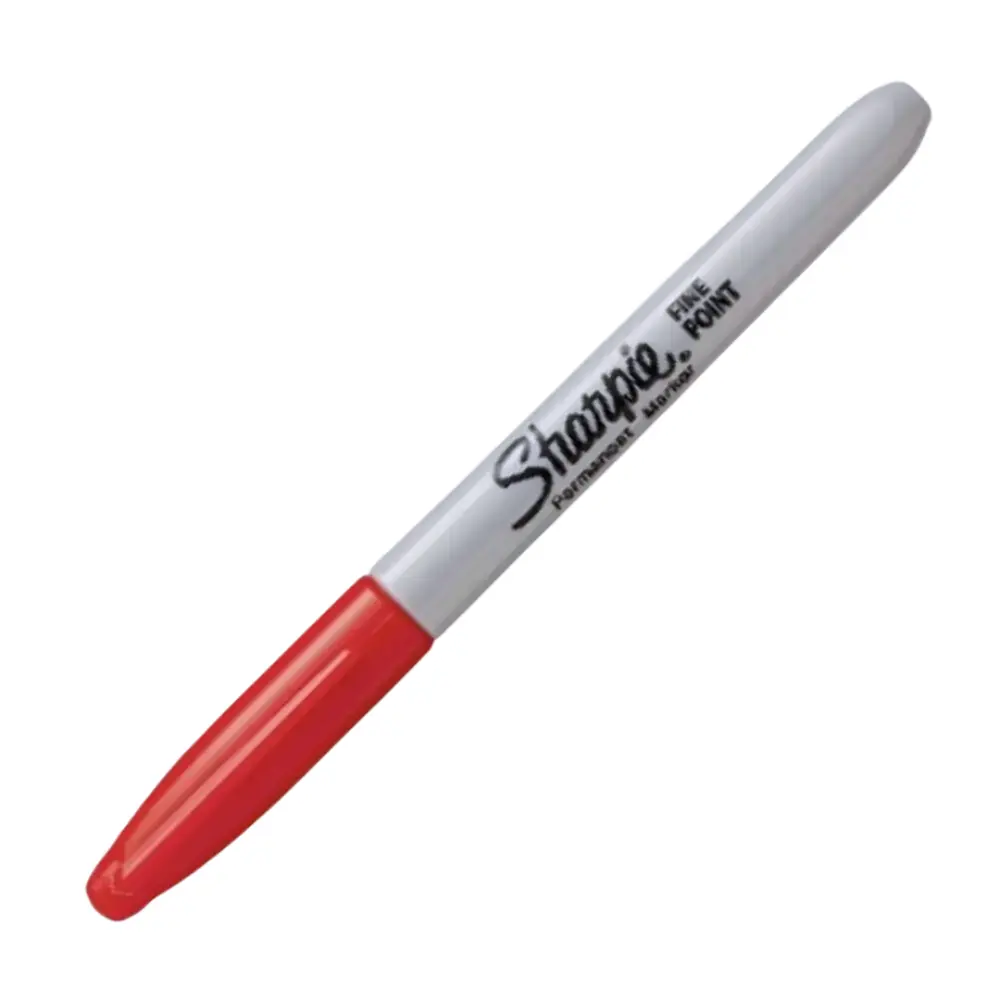 MARCADOR SHARPIE P/F ROJO