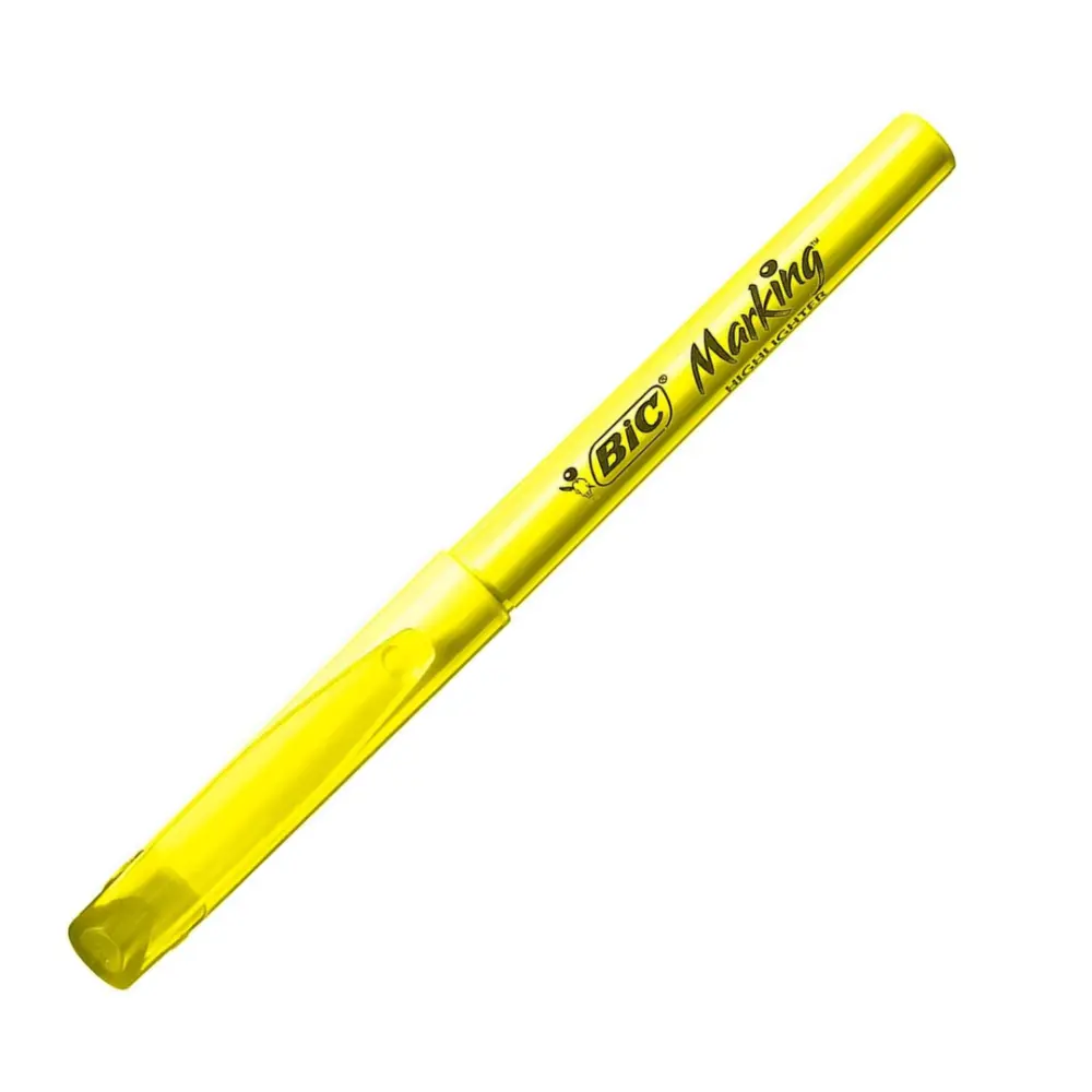 RESALTADOR BIC BRITE LINER REFRESH AMAR.
