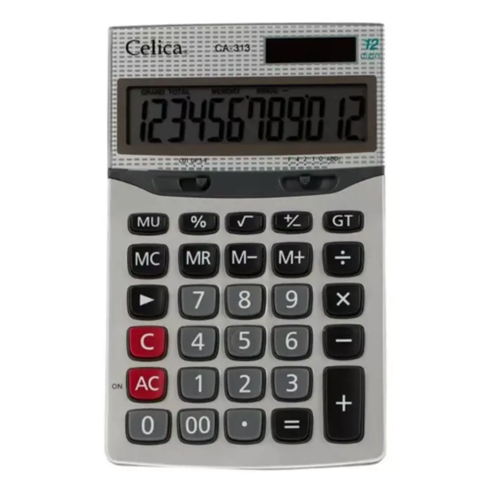 CALCULADORA CELICA MOD.CA-313 12 DIGITOS
