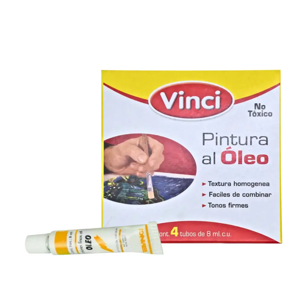 PINTURA VINCI OLEO 8CC #3 AMARILLO MEDIO