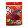 GLOBO PAYASO ESFERA NO.36 ROJO CEREZA BOLSA C/3 PZAS.
