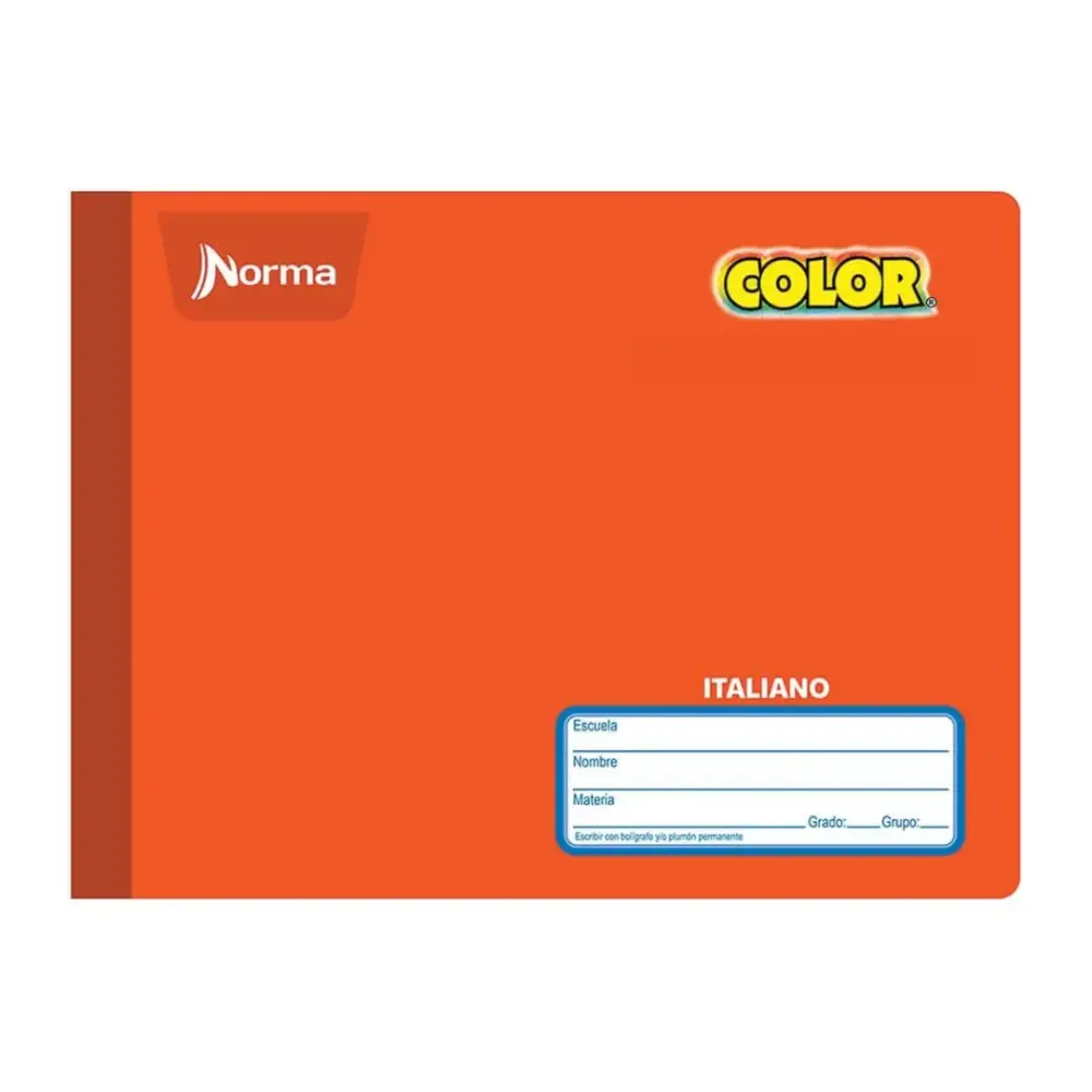 CUADERNO NORMA COSIDO F. ITALIANA 100 H. DOBLE RAYA