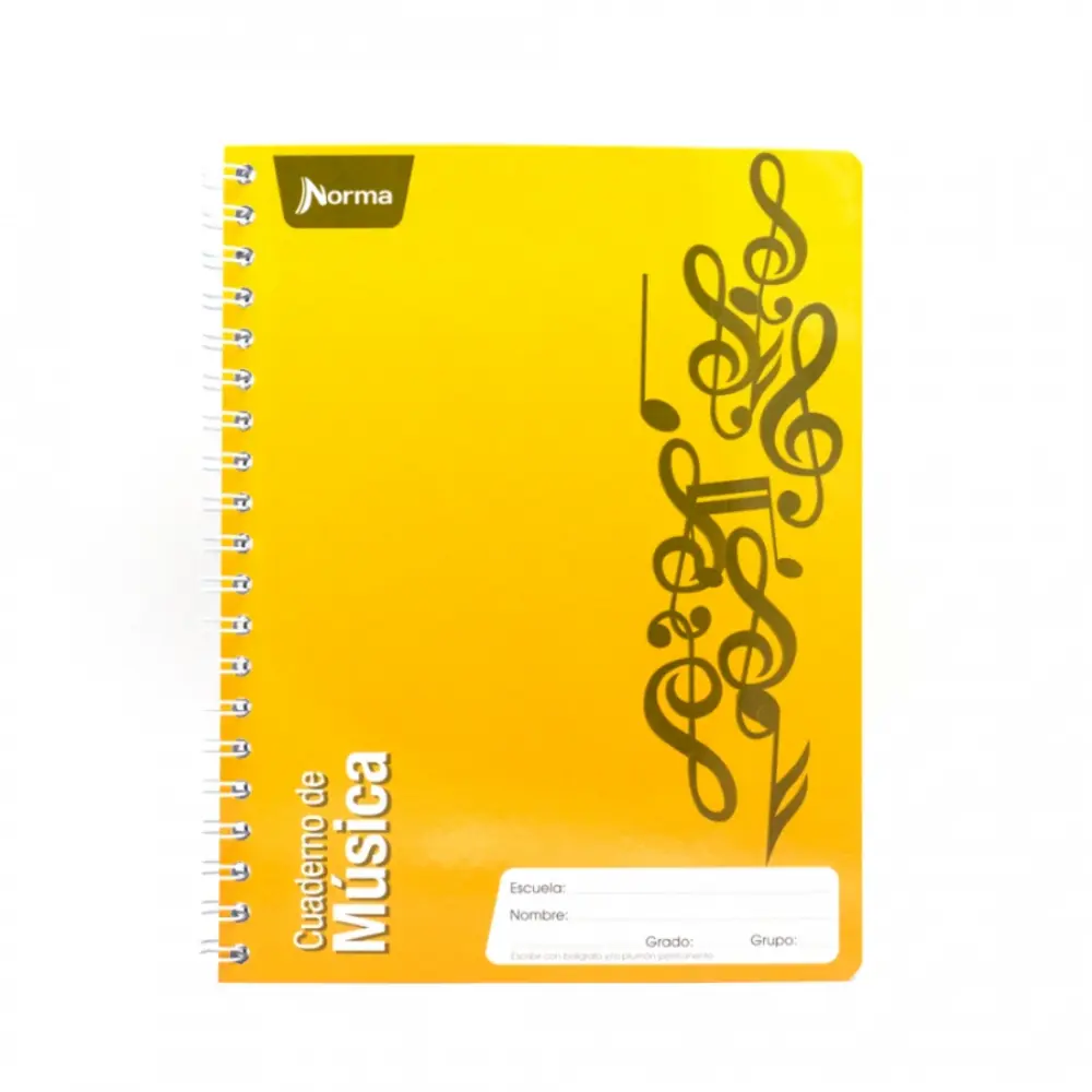 CUADERNO PROFESIONAL NORMA TEMATICO MUSICA 80 HOJAS