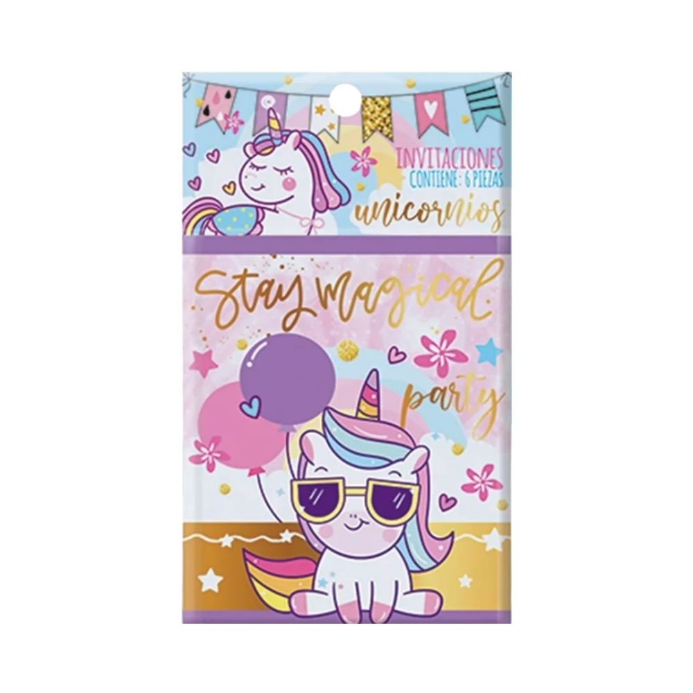 MANTEL PLASTICO UNICORNIOS