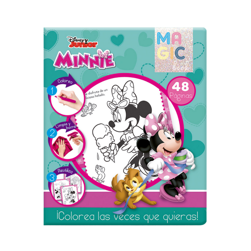 LIBRO P/COLOREAR MAGICO U-PAK DISNEY MINNIE
