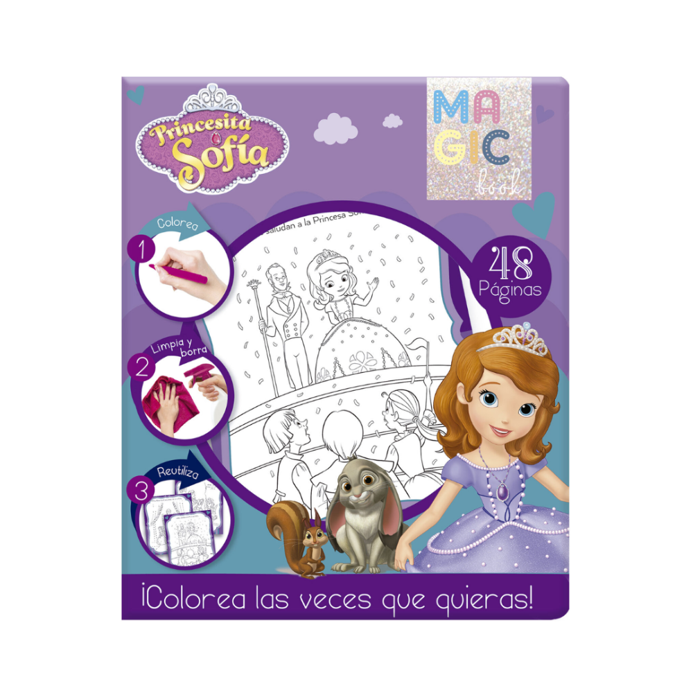 LIBRO P/COLOREAR MAGICO U-PAK DISNEY SOFIA