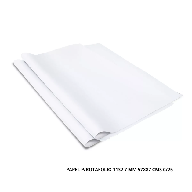 PAPEL P/ROTAFOLIO 1132 7 MM 57X87 CMS C/25