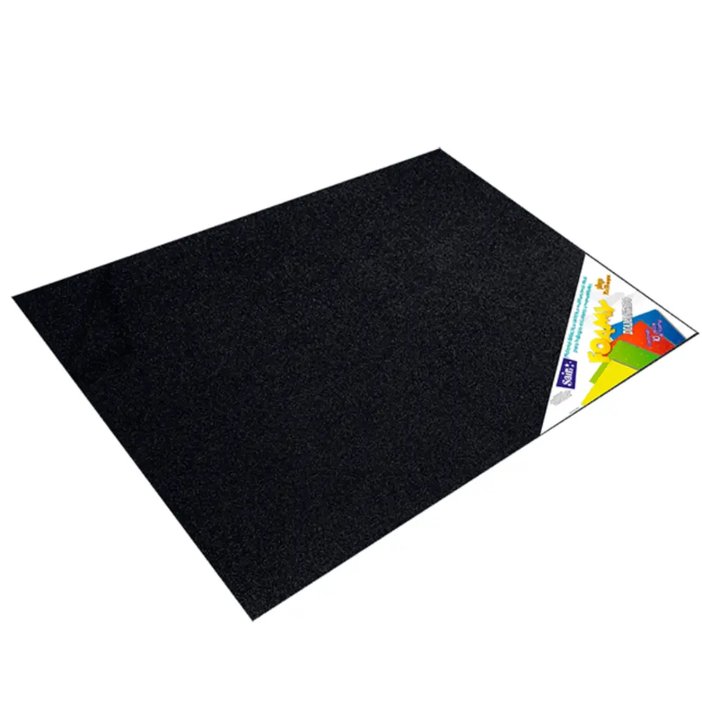 FOAMY DIAMANTADO SAIRA 43X56 CMS. PTE. C/10 12 NEGRO