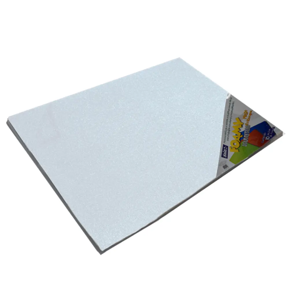 FOAMY DIAMANTADO SAIRA 43X56 CMS. PTE. C/10 26 BLANCO