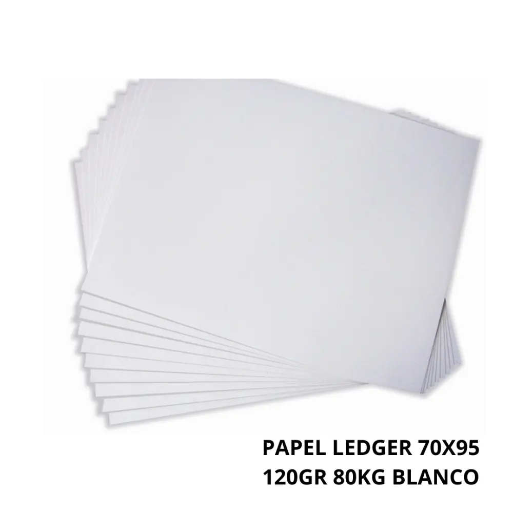 PAPEL LEDGER 70X95 120GR 80KG BLANCO