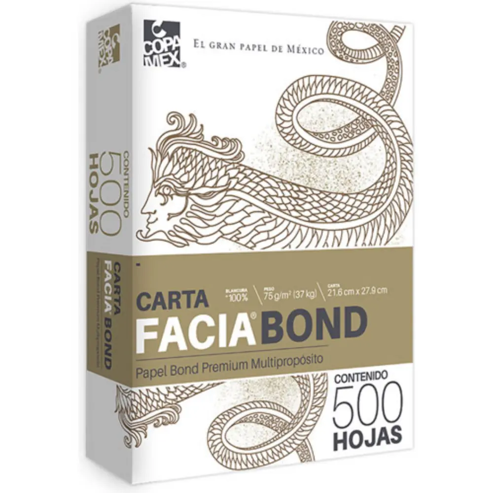 PAPEL FACIA BOND CARTA PAQ  C/500