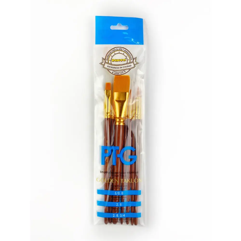 SET PINCEL PINTO TAKLON DORADO - PTG