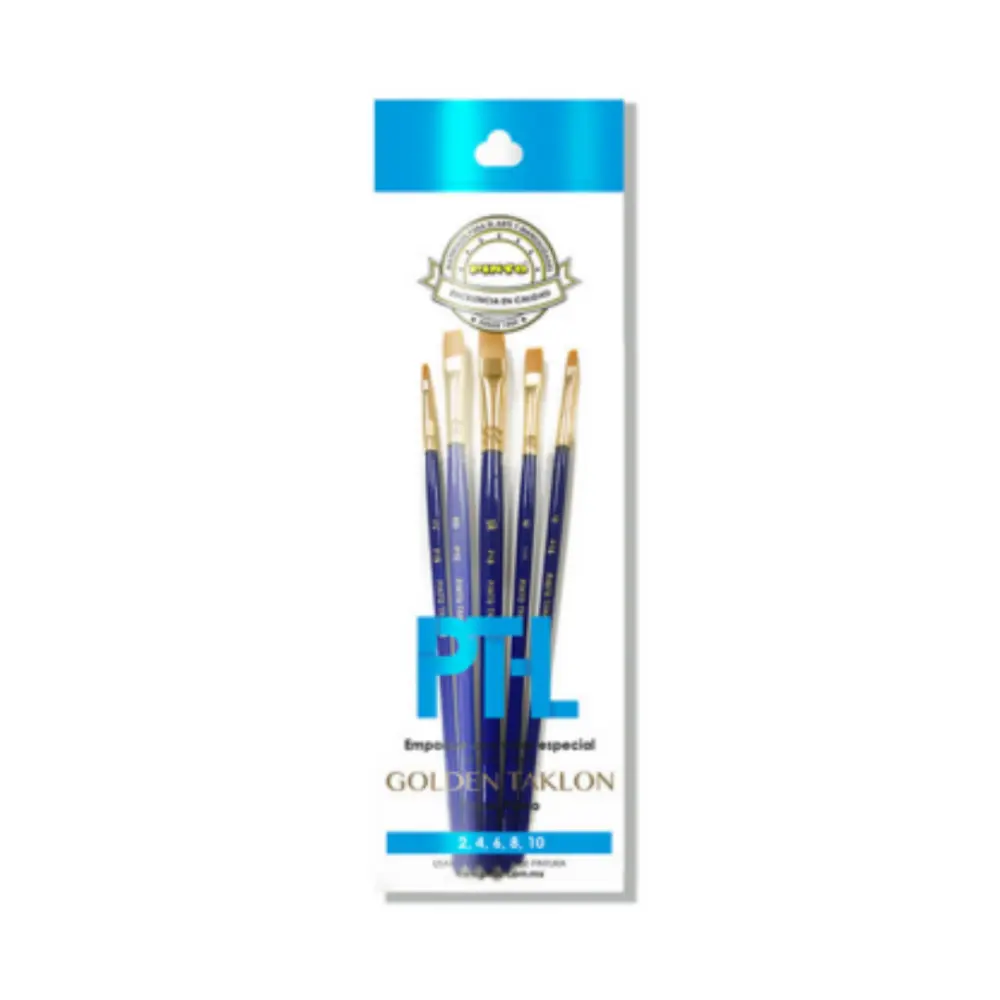 SET PINCEL PINTO TAKLON DORADO - PTL