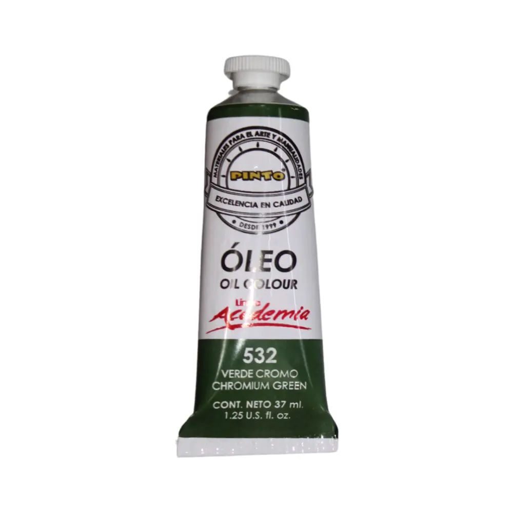 OLEO PINTO 532  ACADEMIA VERDE CROMO 37ML