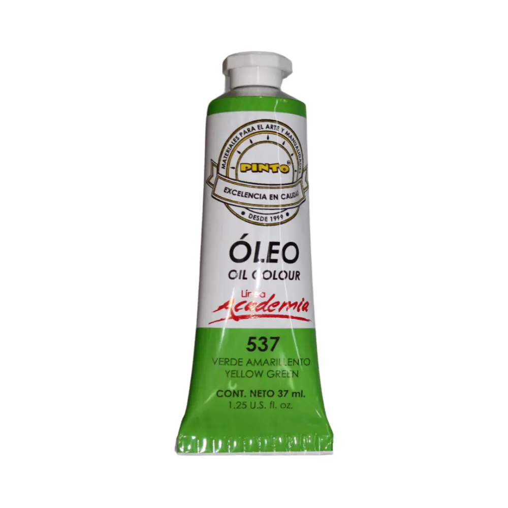 OLEO PINTO 537  ACADEMIA VERDE AMARILLENTO 37ML
