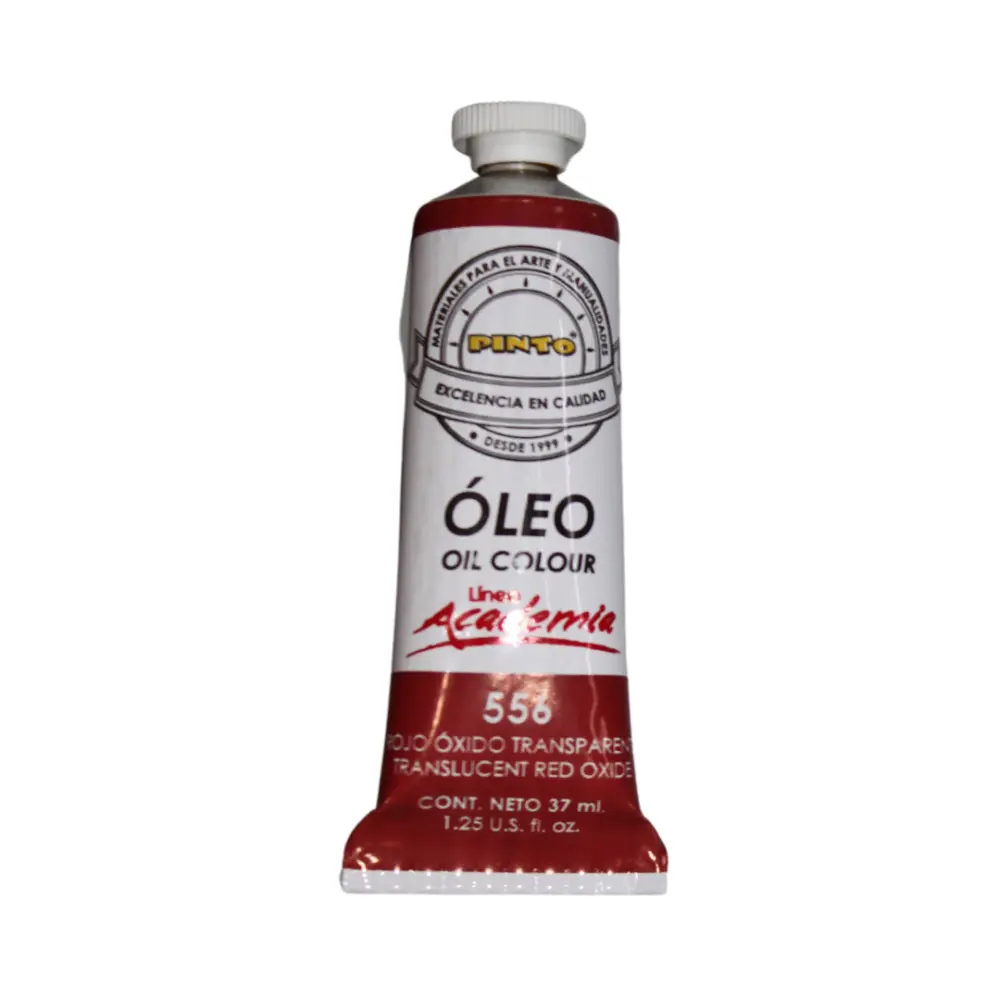 OLEO PINTO 556  ACADEMIA ROJO OXIDO TRANSPARENTE 37ML