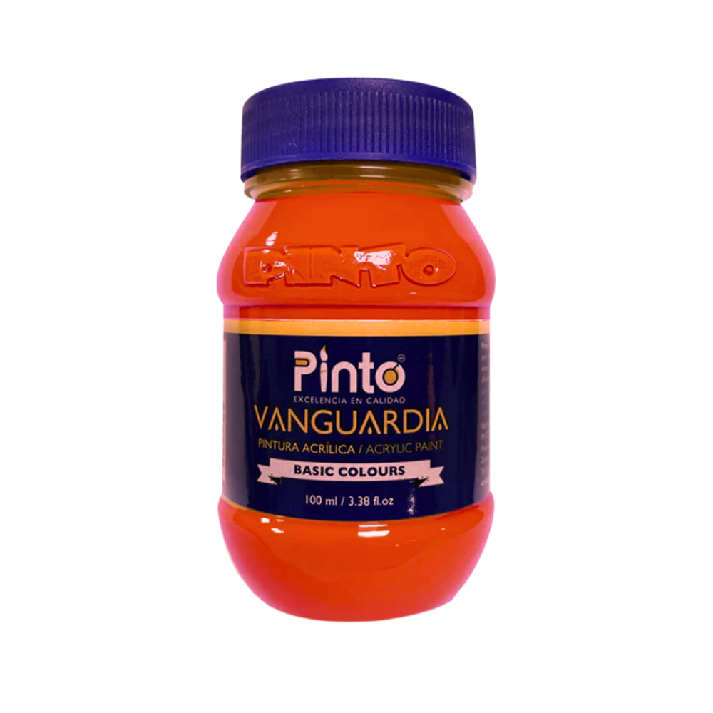 ACRILICO PINTO VANGUARDIA 728 NARANJA FUEGO 100ML