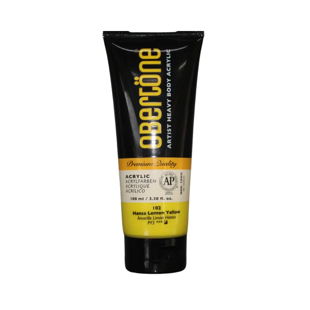 PINTURA ACRÍLICA - 102 AMARILLO LIMON HANSA 100ML ACR ARTIST HEAVY BODY