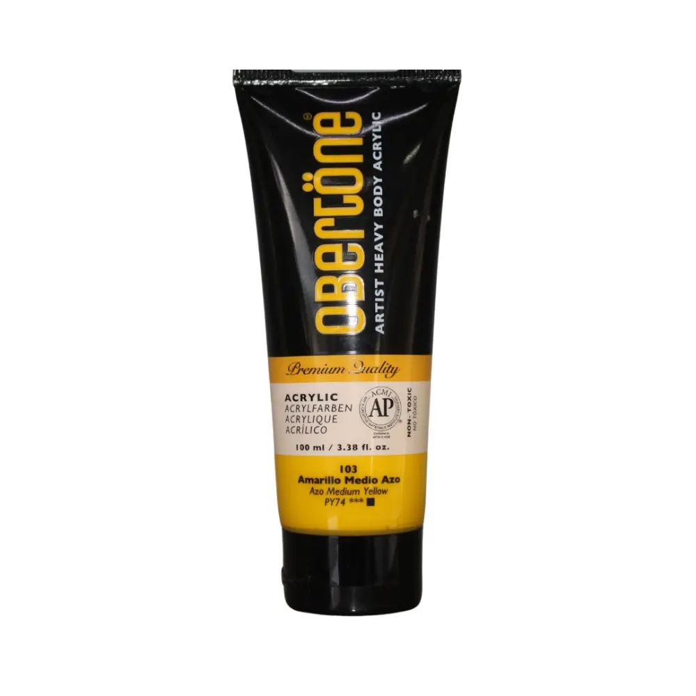 PINTURA ACRÍLICA - 103 AMARILLO MEDIO AZO 100ML ACR ARTIST HEAVY BODY
