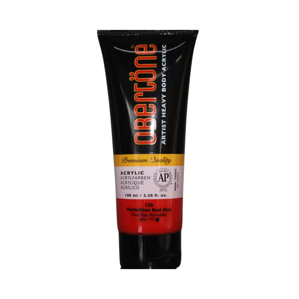 PINTURA ACRÍLICA - 120 TONO ROJO BERMELLON 100ML ACR ARTIST HEAVY BODY