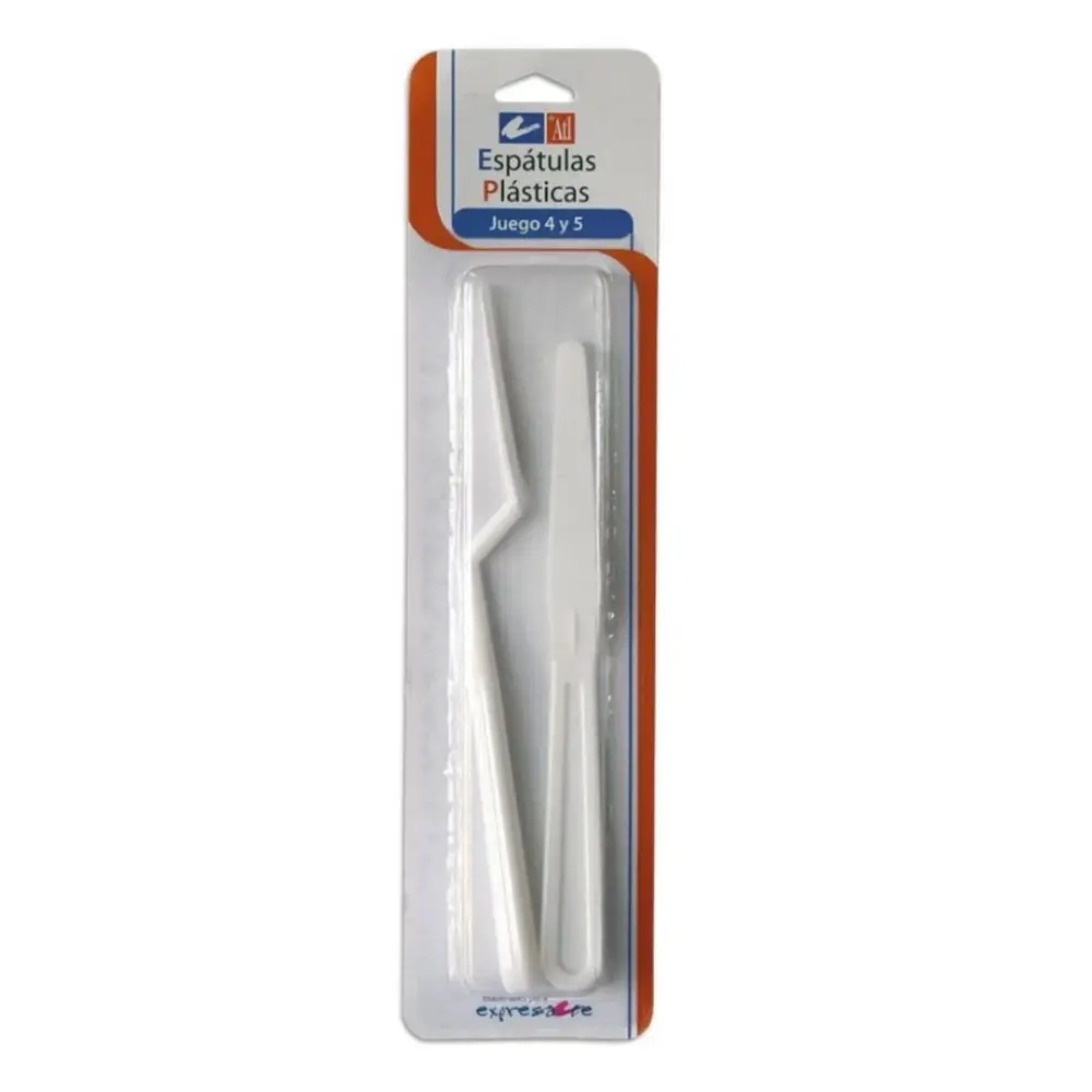 ESPATULAS PLAST.BLISTER C/2 #4Y#5