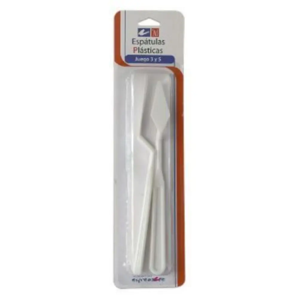 ESPATULAS PLAST.BLISTER C/2 #3Y#5