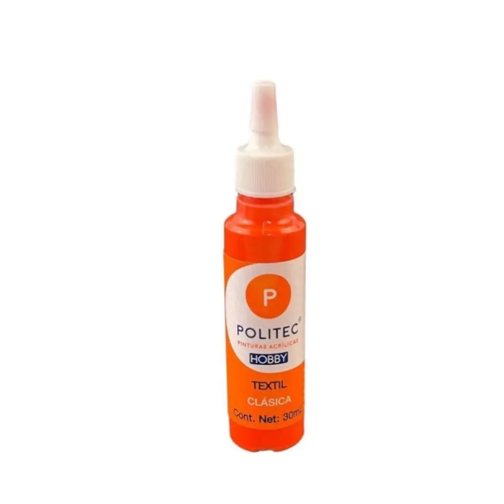 PINTURA TEXTIL CL #605 30ML. NARANJA