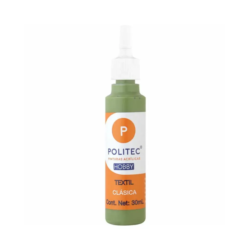 PINTURA TEXTIL CL #617 30ML. VERDE OLIVO