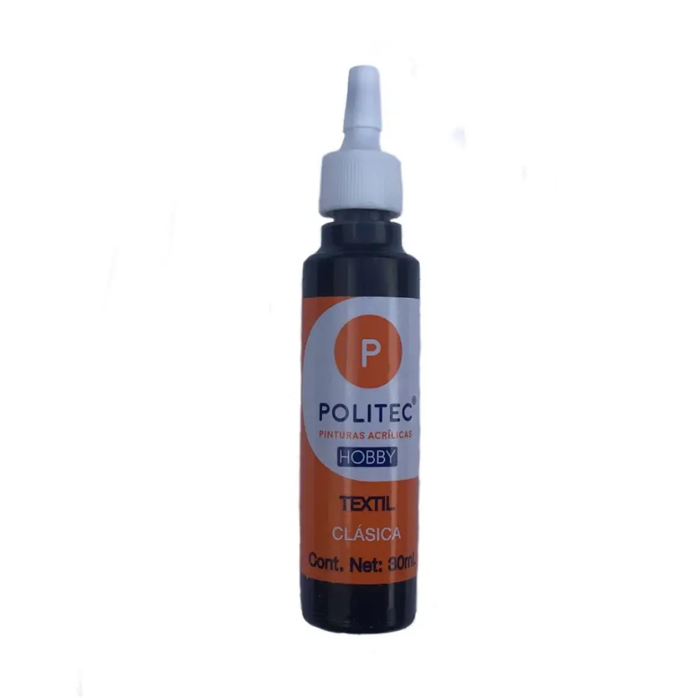 PINTURA TEXTIL CL #625 30ML. NEGRO