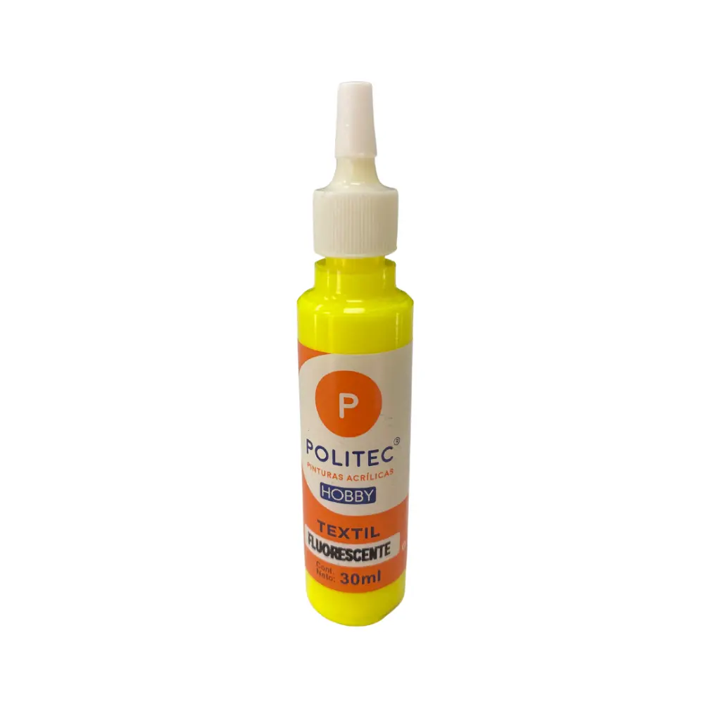 PINTURA TEXTIL FLUOR #501 30ML AMARILLO
