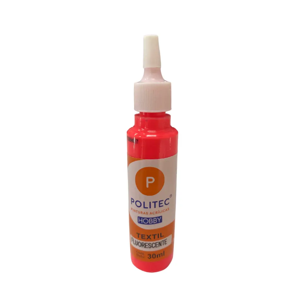 PINTURA TEXTIL FLUOR #502 30ML ROJO