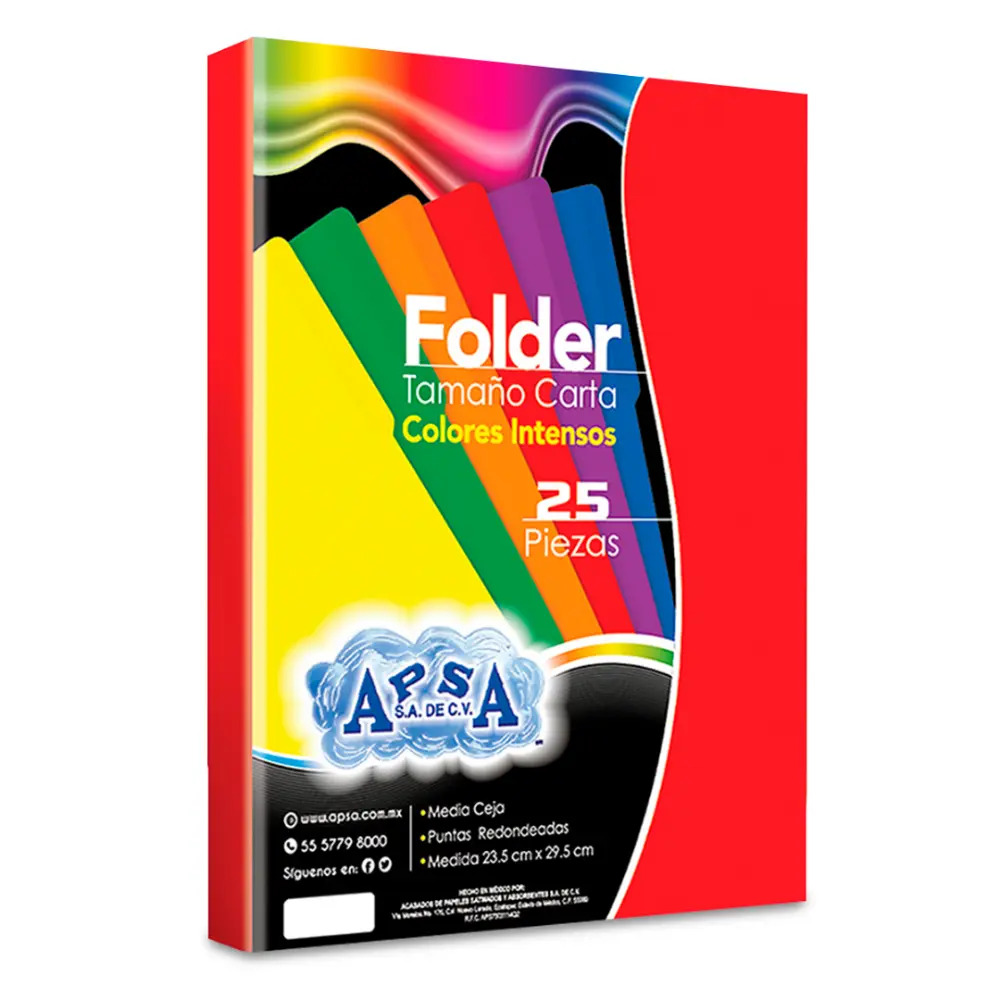 FOLDER COLORES VIVOS CARTA