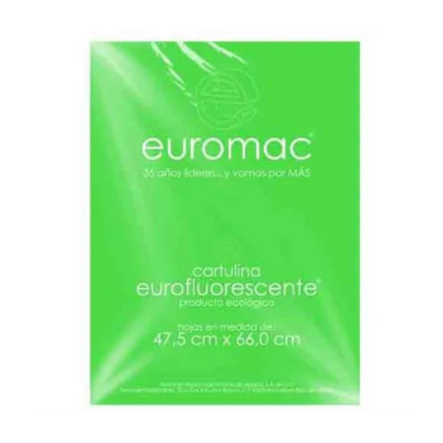 CARTULINA FLUORECENTE ARPAPEL VERDE C/10 PZAS.