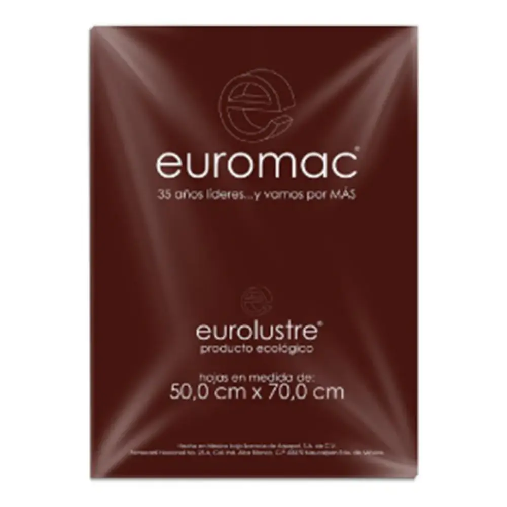 PAPEL EURO LUSTRE CAFE 50X70 PTE. C/25