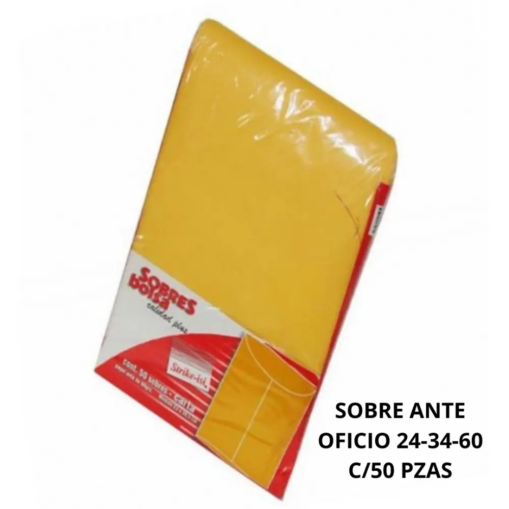 SOBRE STRIKE ANTE OFICIO 24-34-60 C/50