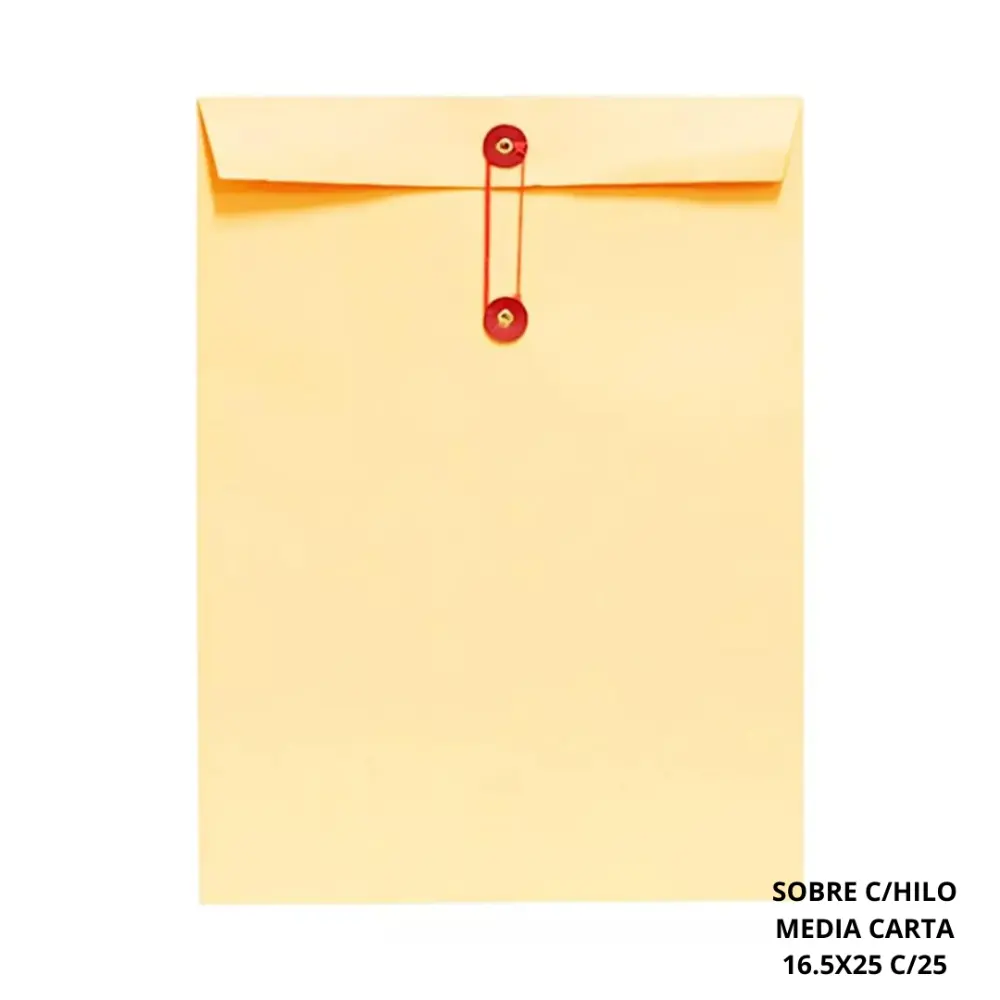 SOBRE C/HILO STRIKE MEDIA CARTA 16.5X25 C/25